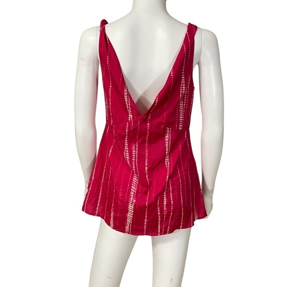 BANANA REPUBLIC Blouse Pink Tank Top Shirt Size M - Picture 4 of 8